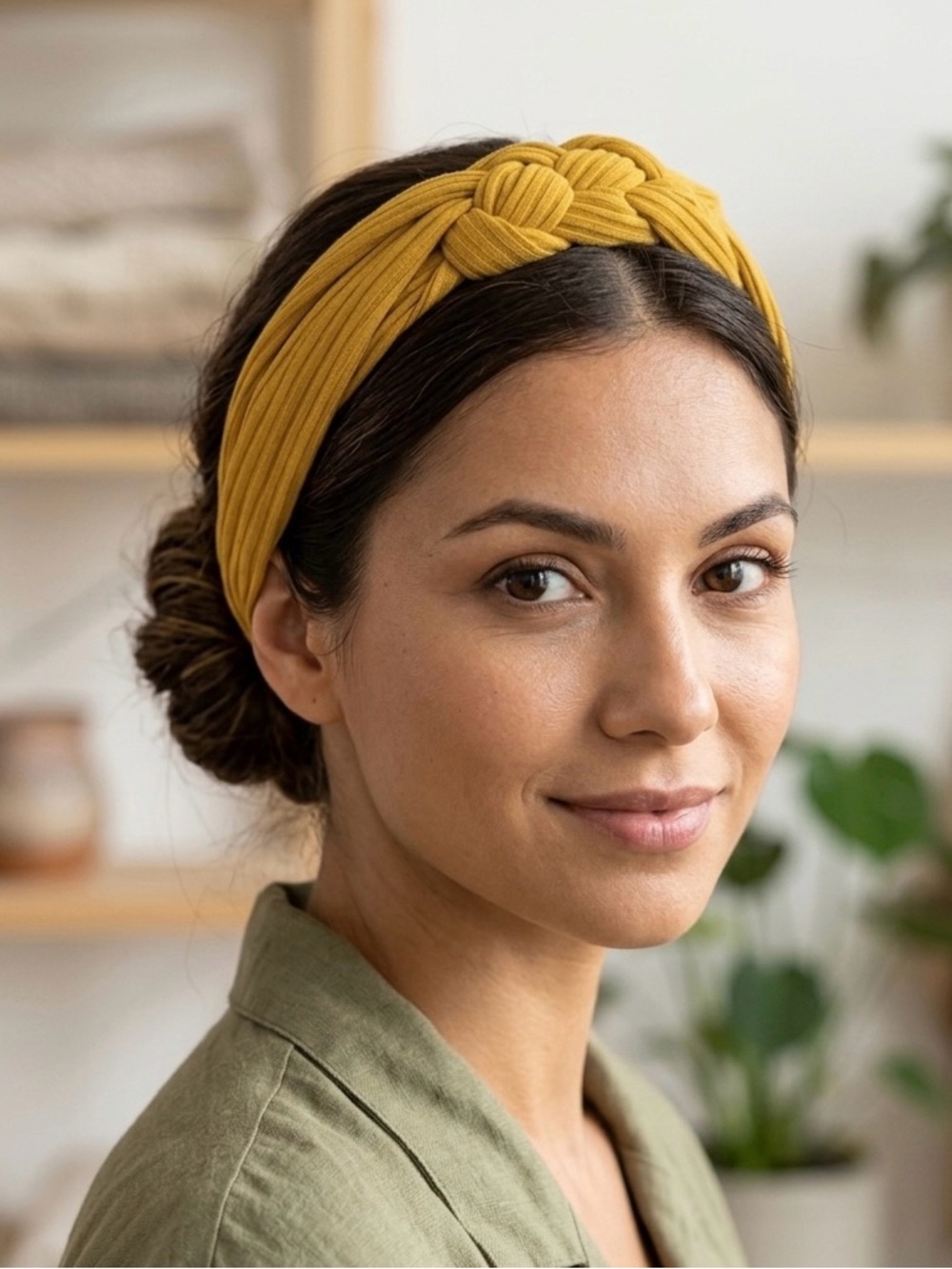 “3/$25” Mustard Yellow Braided Ribbed Knit Headband